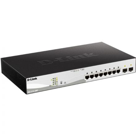 Коммутатор D-Link, L2 Managed Switch, 8xGE and 2xSFP (DGS-1210-10MP/FL1A)