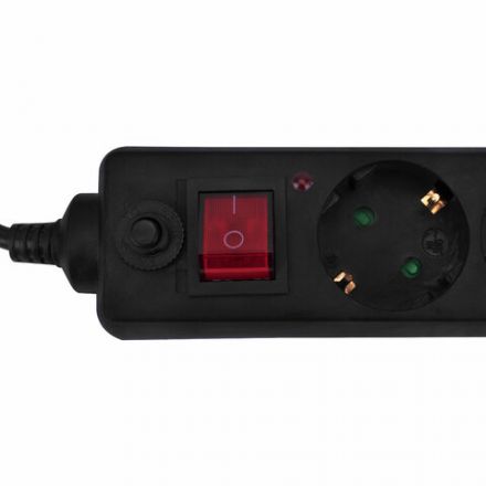 Сетевой фильтр SONNEN U-3515, 5 розеток, с заземлением, выключатель, 10 А, 5 м, черный, 513490 Сетевой фильтр SONNEN U-3515, 5 розеток, с заземлением, выключатель, 10 А, 5 м, черный, 513490