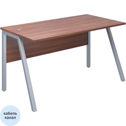 Стол письменный IN Рондо м/к S2379 1380х750х750 ноче милано/серый