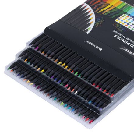 Карандаши цветные чёрное дерево BRAUBERG BLACK WOOD, 75 цветов, мягкий грифель 3 мм, 182044 Карандаши цветные чёрное дерево BRAUBERG BLACK WOOD, 75 цветов, мягкий грифель 3 мм, 182044