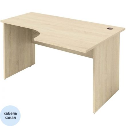 Стол письменный IN Рондо L левый 22/16 1400x900x755 дуб альпийский