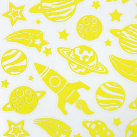 Наклейки флуоресцентные "Космос", светятся в темноте, 44 штуки, ассорти, 14х21 см, ЮНЛАНДИЯ, 662694 Наклейки флуоресцентные "Космос", светятся в темноте, 44 штуки, ассорти, 14х21 см, ЮНЛАНДИЯ, 662694