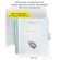 Обложка ПВХ со штрихкодом для тетрадей, ПЛОТНАЯ, 120 мкм, 209х340 мм, прозрачная, 1111.1, 1111,1
