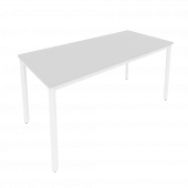 Slim Стол письменный на металлокаркасе С.СП-6 Серый/Белый металл 1580*720*750