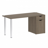 Home Office Стол письменный VR.SP-3-158.1 Вяз/Хром опоры 1580*720*750