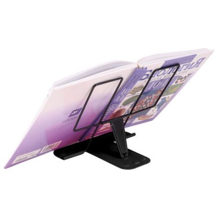 Подставка для книг и учебников BRAUBERG LINE, металлическая, черная, европодвес, 238213 Подставка для книг и учебников BRAUBERG LINE, металлическая, черная, европодвес, 238213