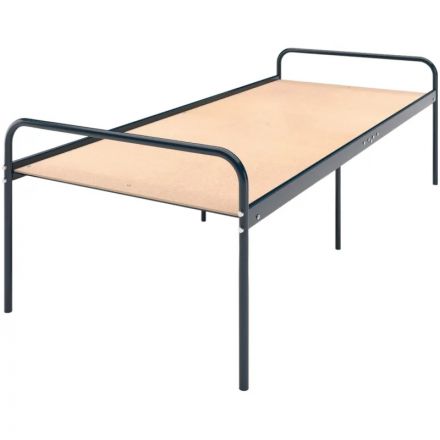 Кровать MET_Комус Мебель на м/к 80х190 антрацит