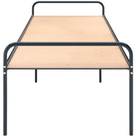 Кровать MET_Комус Мебель на м/к 80х190 антрацит