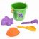 Набор для игр в песке: ведерко, совочек, грабельки, 2 формочки "Ассорти", НОРДПЛАСТ, 181