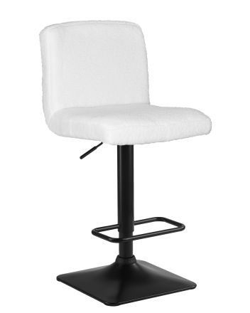 Набор 2 шт Стул барный DOBRIN LEO, белый букле (13)
