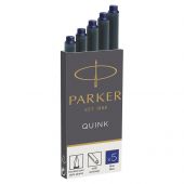 Картриджи чернильные Parker "Cartridge Quink" синие, 5шт., картонная коробка Картриджи чернильные Parker "Cartridge Quink" синие, 5шт., картонная коробка