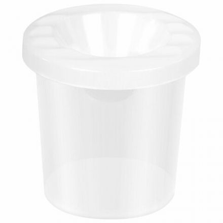 Стакан-непроливайка ПИФАГОР, белый, прозрачный, 191309 Стакан-непроливайка ПИФАГОР, белый, прозрачный, 191309