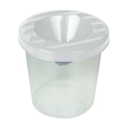 Стакан-непроливайка ПИФАГОР, белый, прозрачный, 191309 Стакан-непроливайка ПИФАГОР, белый, прозрачный, 191309