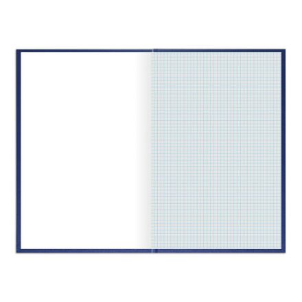 Книга учета 96 л., клетка, твердая, бумвинил, типографский блок, А4 200х290 мм, STAFF, 130214