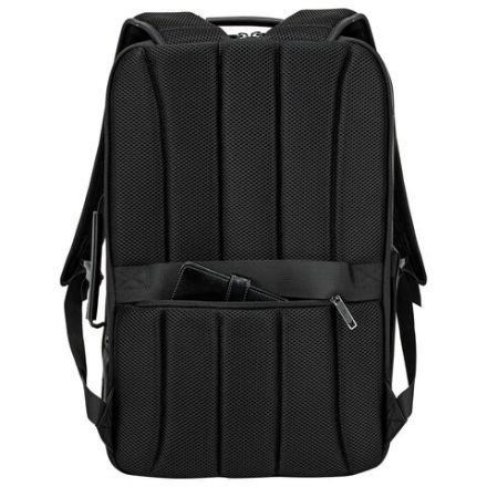 Рюкзак-сумка HEIKKI PRIORITY (ХЕЙКИ) с отделением для ноутбука, 2 отделения, черный, 45x31x15 см, 272587