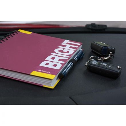 Бизнес-тетрадь А5 120л Mariner Bright клетка,тв.перепл,тем-пурпур ТП-0014