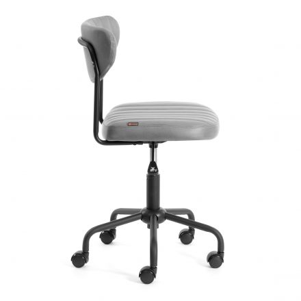 Кресло SLIM иск. замша, Grey (Cерый) , 54х54х90 см