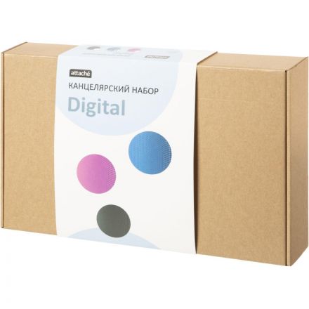 Набор канцелярский подарочных Attache Selection Digital синий Набор канцелярский подарочных Attache Selection Digital синий