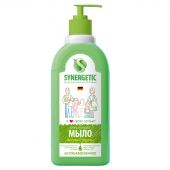 Мыло жидкое Synergetic "Луговые травы", биоразлагаемое, с дозатором, 500мл Мыло жидкое Synergetic "Луговые травы", биоразлагаемое, с дозатором, 500мл