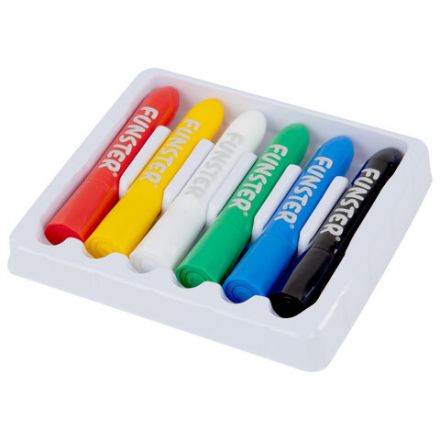 Аквагрим для лица и тела, 6 ярких цветов, FUNSTER (ФАНСТЕР), легко смываются, 192571