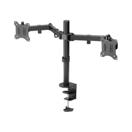 Кронштейн для двух мониторов настольный VESA 75х75, 100х100, 17"-32", до 16 кг, SONNEN STATIC, 455943 Кронштейн для двух мониторов настольный VESA 75х75, 100х100, 17"-32", до 16 кг, SONNEN STATIC, 455943