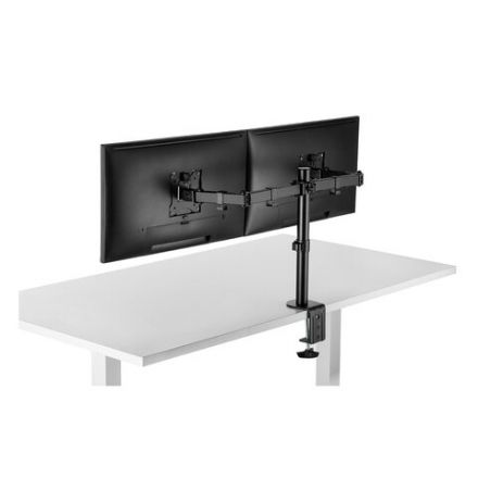 Кронштейн для двух мониторов настольный VESA 75х75, 100х100, 17"-32", до 16 кг, SONNEN STATIC, 455943 Кронштейн для двух мониторов настольный VESA 75х75, 100х100, 17"-32", до 16 кг, SONNEN STATIC, 455943