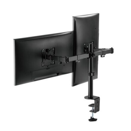 Кронштейн для двух мониторов настольный VESA 75х75, 100х100, 17"-32", до 16 кг, SONNEN STATIC, 455943 Кронштейн для двух мониторов настольный VESA 75х75, 100х100, 17"-32", до 16 кг, SONNEN STATIC, 455943