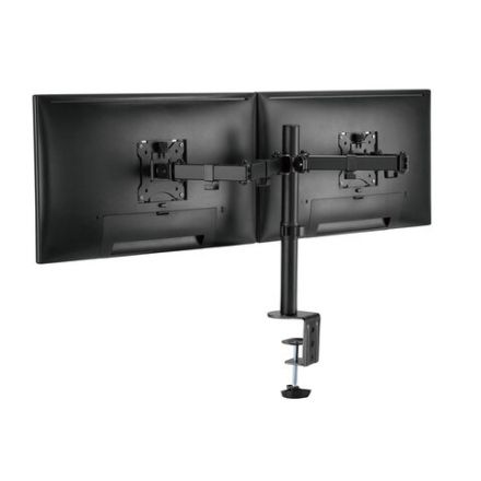 Кронштейн для двух мониторов настольный VESA 75х75, 100х100, 17"-32", до 16 кг, SONNEN STATIC, 455943 Кронштейн для двух мониторов настольный VESA 75х75, 100х100, 17"-32", до 16 кг, SONNEN STATIC, 455943