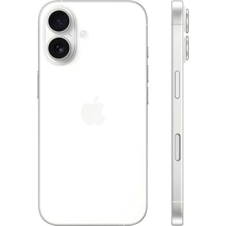 Смартфон Apple iPhone 16 128GB White, A3287(MYE93HN/A)