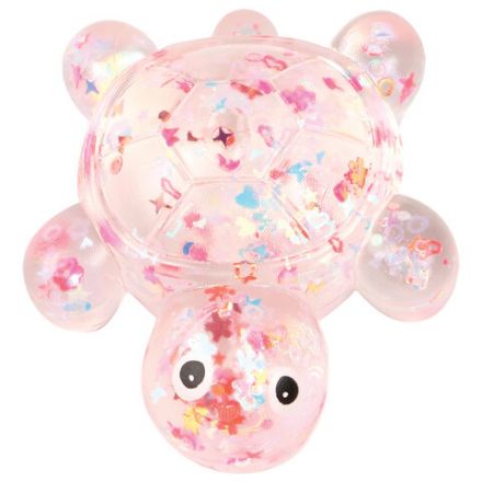 Игрушка-антистресс "ПРОЗРАЧНАЯ ЧЕРЕПАШКА", 8 см, ассорти 4 цвета, дисплей, JOLLY JOT (ДЖОЛЛИ ДЖОТ), 665796