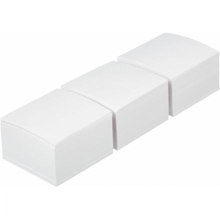 Блок для записей ATTACHE запасной 9х9х5 белый блок, 3штуки/спайка