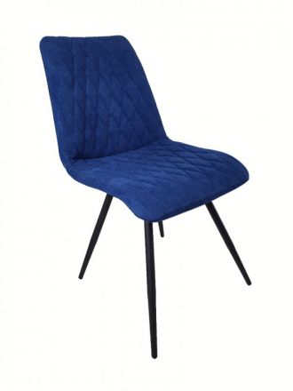Стул "Тати 2С" ноги черные металл/синий м19 Стул "Тати 2С" ноги черные металл/синий м19