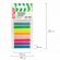 Закладки клейкие неоновые STAFF, 45х8 мм, 160 штук (8 цветов х 20 листов), на пластиковом основании, 129354