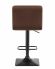 Стул барный DOBRIN DOMINIC, шоколадный велюр (MJ9-111)