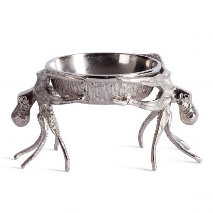 Монетница Secret De Maison OCTOPUS1 ( mod. 9608 ) алюминиевый сплав, 23x16x13,5 см, никель/nickel