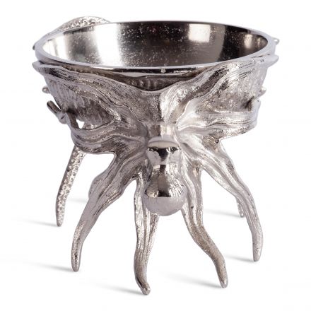 Монетница Secret De Maison OCTOPUS1 ( mod. 9608 ) алюминиевый сплав, 23x16x13,5 см, никель/nickel