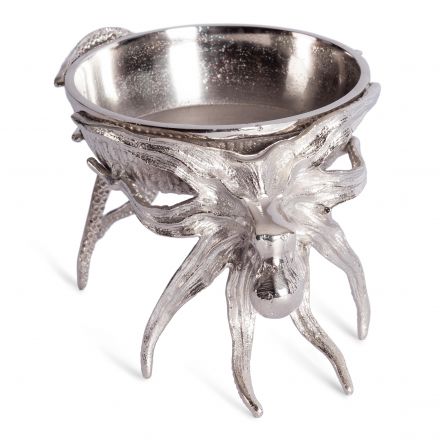 Монетница Secret De Maison OCTOPUS1 ( mod. 9608 ) алюминиевый сплав, 23x16x13,5 см, никель/nickel