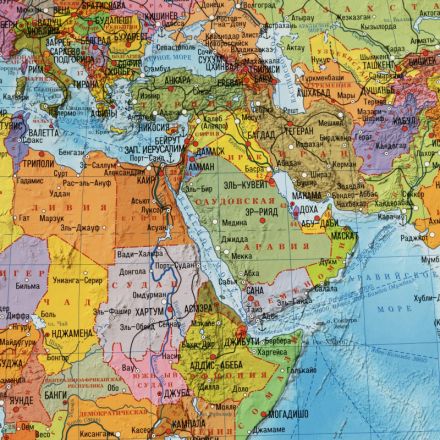 Настенная карта Мир политическая Globen, 1:15,5млн.,1990x1340мм, КН084