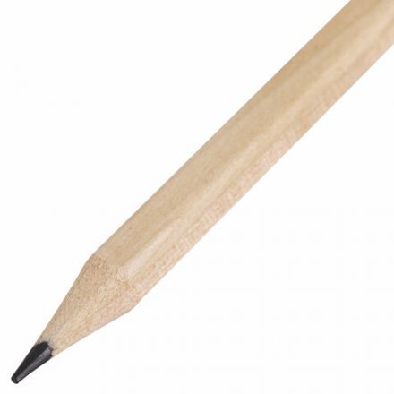 Карандаши чернографитные чертежные школьные разной твердости, НАБОР 6 штук: 2H-2B, ПИФАГОР, 181999