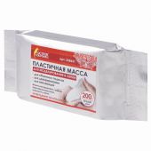 Паста (масса) для лепки ОСТРОВ СОКРОВИЩ, самозатвердевающая, 200 г, натуральный белый, 228651