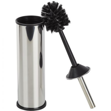 Ершик для унитаза Luscan закрытый с подст. и кр., нерж. с