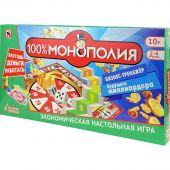 Настольная игра Экономическая '100%Монополия', 50602