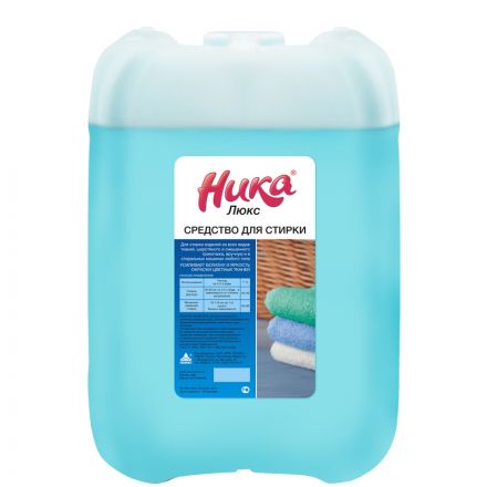 Средство жидкое для стирки Ника "Люкс", канистра, 5л Средство жидкое для стирки Ника "Люкс", канистра, 5л