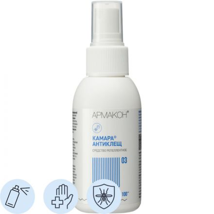 Спрей защитный Армакон КамараАнтиклещ,100мл 1202 Спрей защитный Армакон КамараАнтиклещ,100мл 1202