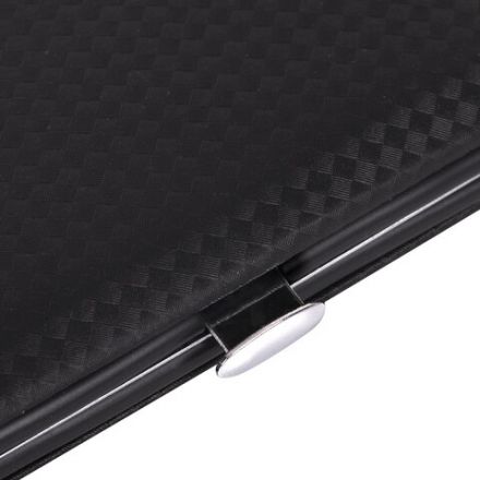 Универсальный набор для маникюра и педикюра 9 в 1 в футляре, MINI, черный карбон, WBZ (ВБЗ), 609490