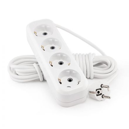 Удлинитель LUX У4-Е-03 4-местный с з/к, 250В 16А, 3м Удлинитель LUX У4-Е-03 4-местный с з/к, 250В 16А, 3м