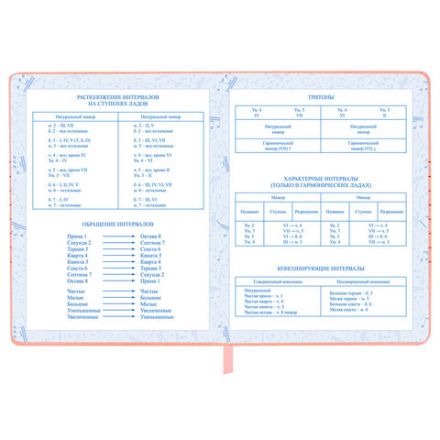 Дневник для музыкальной школы 170х215 мм, 48 л., обложка кожзам твердая, фольга, BRAUBERG, справочный материал, НОТКИ, 107368
