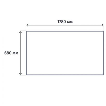 Стол ED ALBA AL-1.3 дуб нельсон/белый Ш1780