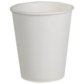Стакан одноразовый бумажный 165 мл, КОМПЛЕКТ 100 шт., однослойный белый, холодное/горячее, Ve, ФОРМАЦИЯ, HB70-195-0000