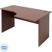 Стол письменный IN Рондо L левый 22/16 1400x900x755 ноче милано